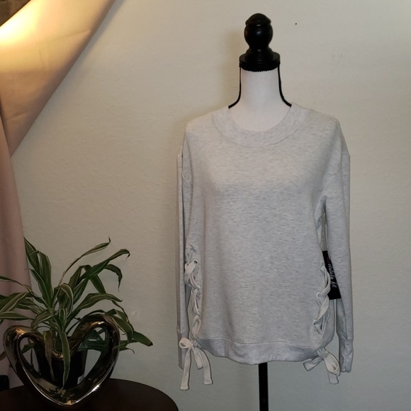 absolutely fit Sweaters - Absolutely fit oatmeal colored side tie sweater